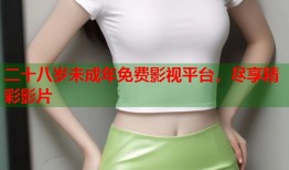 二十八岁未成年免费影视平台，尽享精彩影片