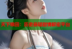 天下粮田：历史悬疑剧情解密平台