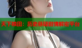 天下粮田：历史悬疑剧情解密平台
