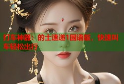 打车神器：的士速递1国语版，快速叫车轻松出行