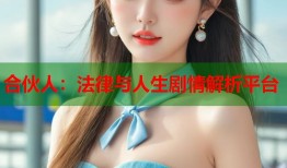 合伙人：法律与人生剧情解析平台