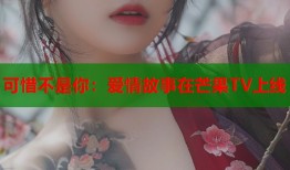 可惜不是你：爱情故事在芒果TV上线