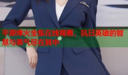 平原烽火全集在线观看，抗日英雄的智慧与勇气尽在其中