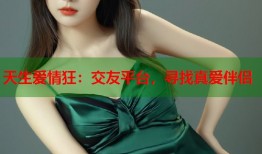 天生爱情狂：交友平台，寻找真爱伴侣