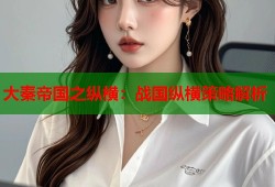 大秦帝国之纵横：战国纵横策略解析