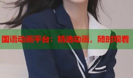 国语动画平台：精选动画，随时观看