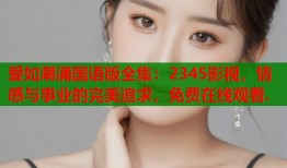 爱如潮涌国语版全集：2345影视，情感与事业的完美追求，免费在线观看.