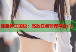 孤胆特工国语：高效任务管理平台(1)