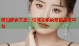 假如爱有天意：情感交织的爱情故事平台