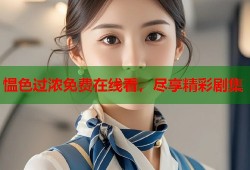 愠色过浓免费在线看，尽享精彩剧集