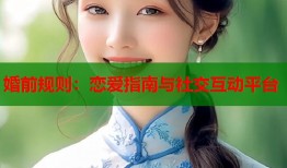 婚前规则：恋爱指南与社交互动平台