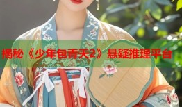 揭秘《少年包青天2》悬疑推理平台