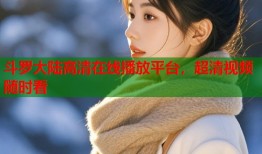 斗罗大陆高清在线播放平台，超清视频随时看