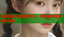密战剧集在线播放平台，随时随地观看精彩剧情