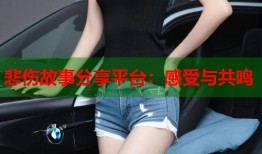 悲伤故事分享平台：感受与共鸣