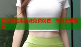 新三国全集在线免费观看，高清流畅播放