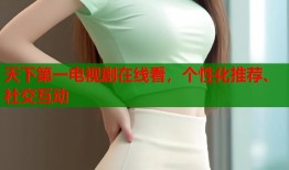 天下第一电视剧在线看，个性化推荐、社交互动