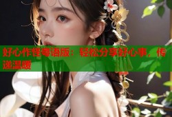 好心作怪粤语版：轻松分享好心事，传递温暖