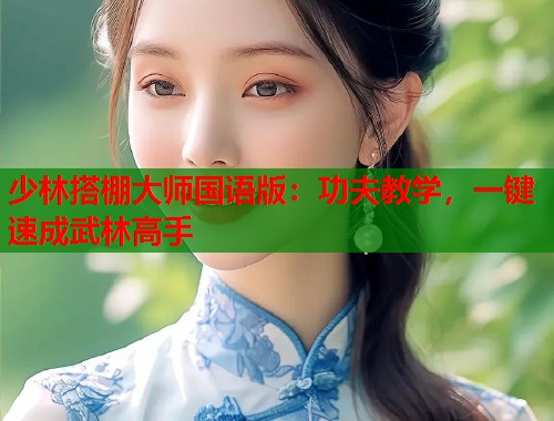 少林搭棚大师国语版：功夫教学，一键速成武林高手