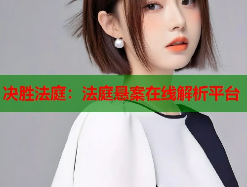 决胜法庭：法庭悬案在线解析平台