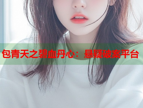 包青天之碧血丹心：悬疑破案平台